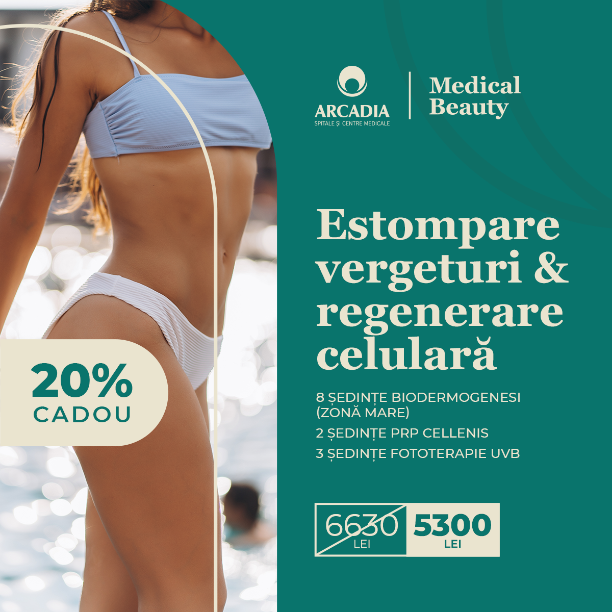 Estompare vergeturi și regenerare celulară